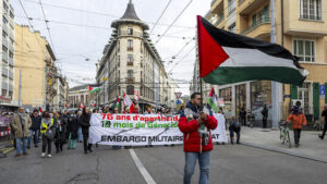 Hunderte an pro-palästinensischer Demonstration in Genf