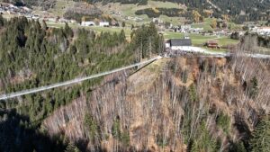 Längste Hängebrücke von Graubünden in Betrieb genommen