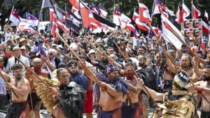 Zehntausende bei Maori-Protesten in Neuseeland