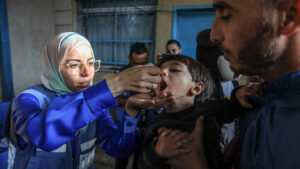 Polio-Impfung im Gazastreifen soll jetzt weitergehen