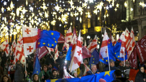 Neue Massenproteste in Georgien