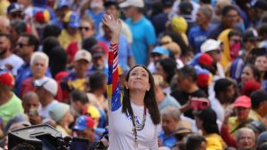 Nach Entführung: Venezuelas Oppositionsführerin Machado frei